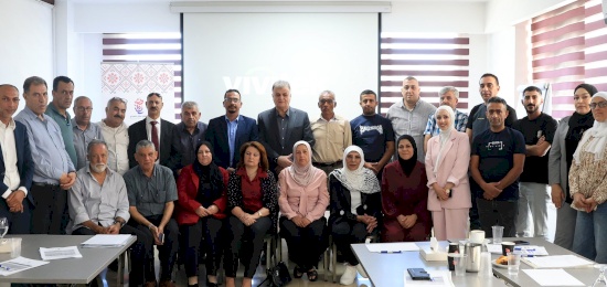 زيارة الأمين العام لاتحاد نقابات عمال فلسطين تدريب حول الحوار والوساطة النقابية